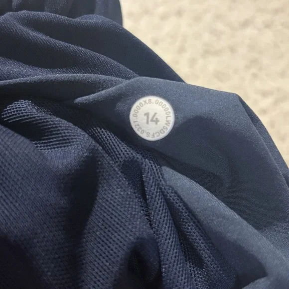 Lululemon Keep Moving Pants Women's 14 Navy Blue W5DCFS - Picture 4 of 7